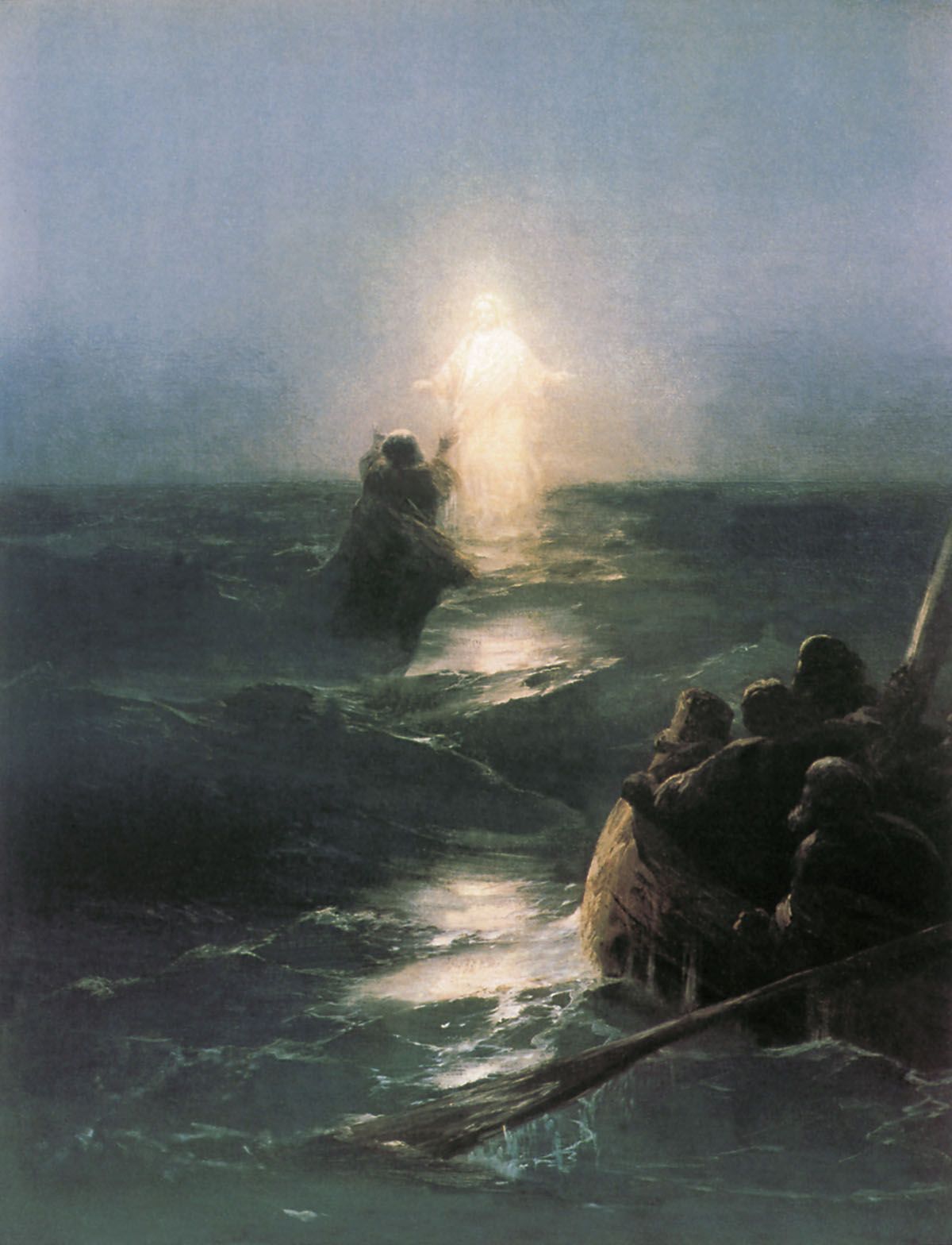 Jesus Walking on Water by Ivan Aivazovsky