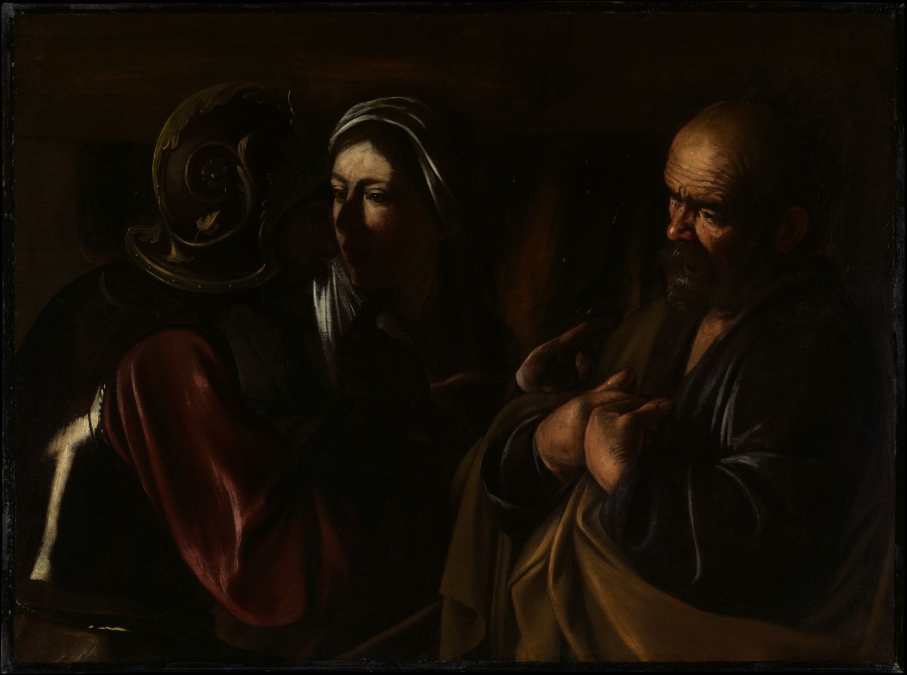 The Denial of Saint Peter by Caravaggio