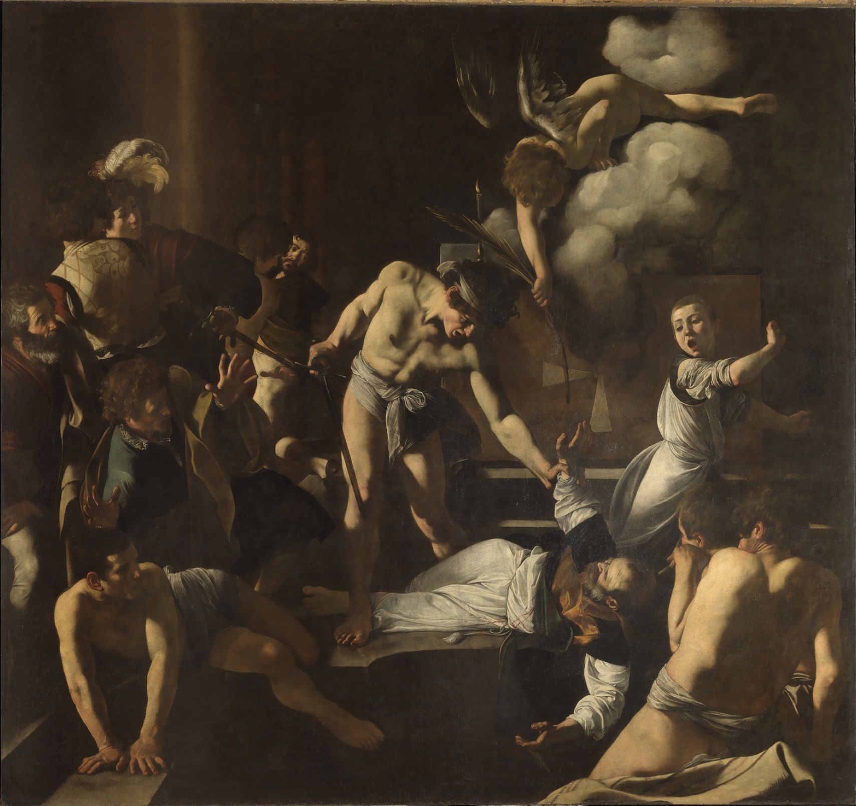 The Martyrdom of Saint Matthew by Michelangelo Merisi da Caravaggio