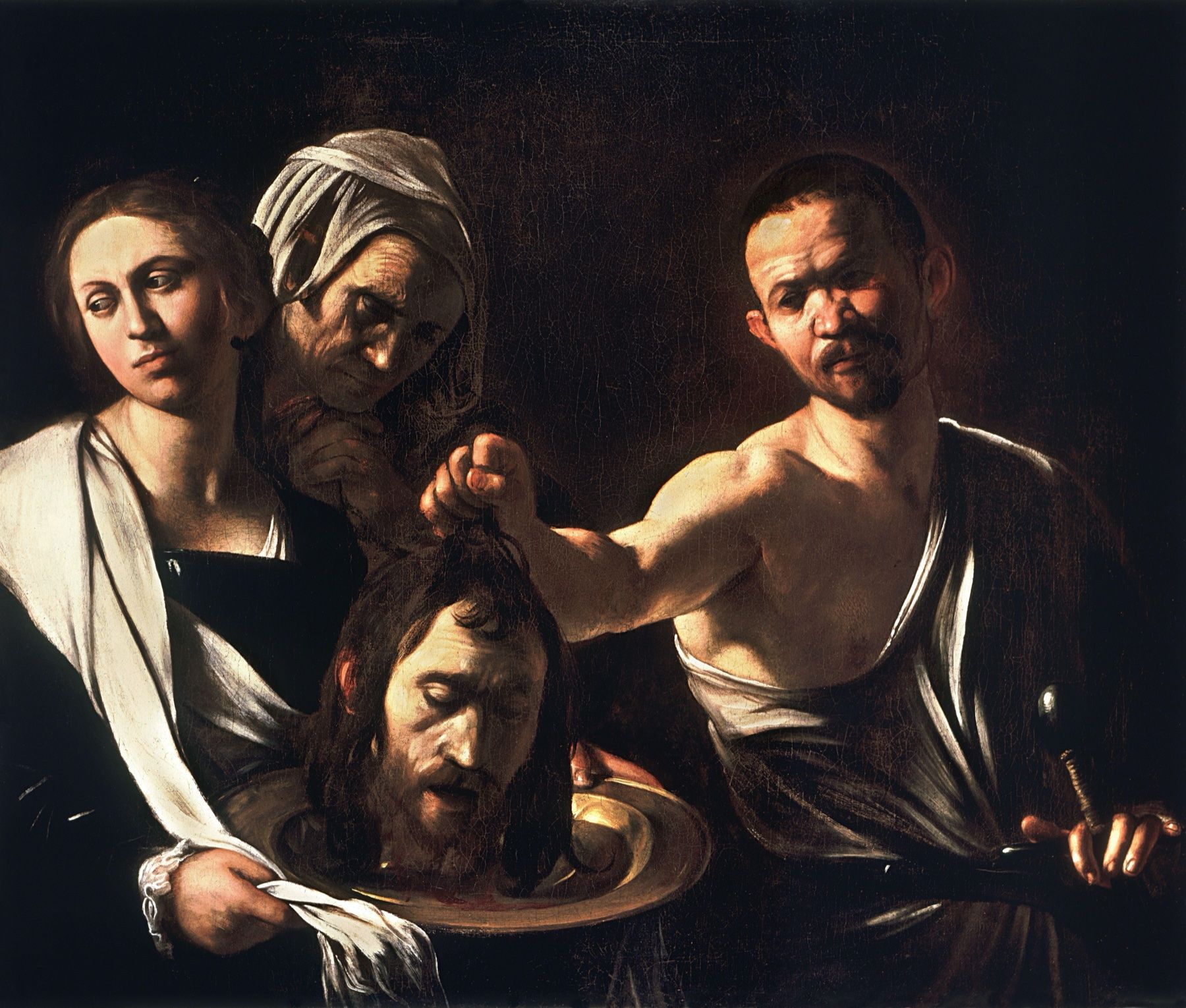 Salome receives the Head of John the Baptist by Michelangelo Merisi da Caravaggio