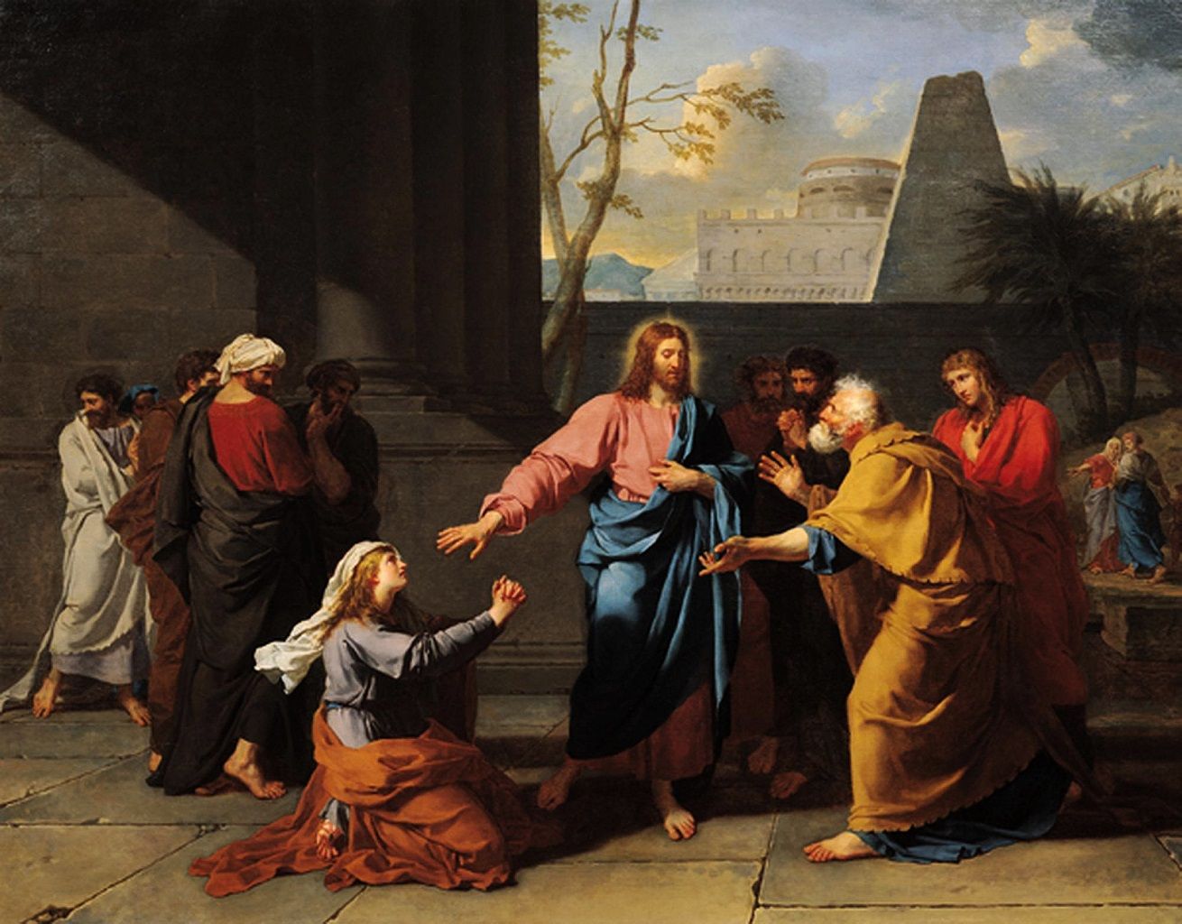 Christ and the Canaanite Woman by Jean Germain Drouais