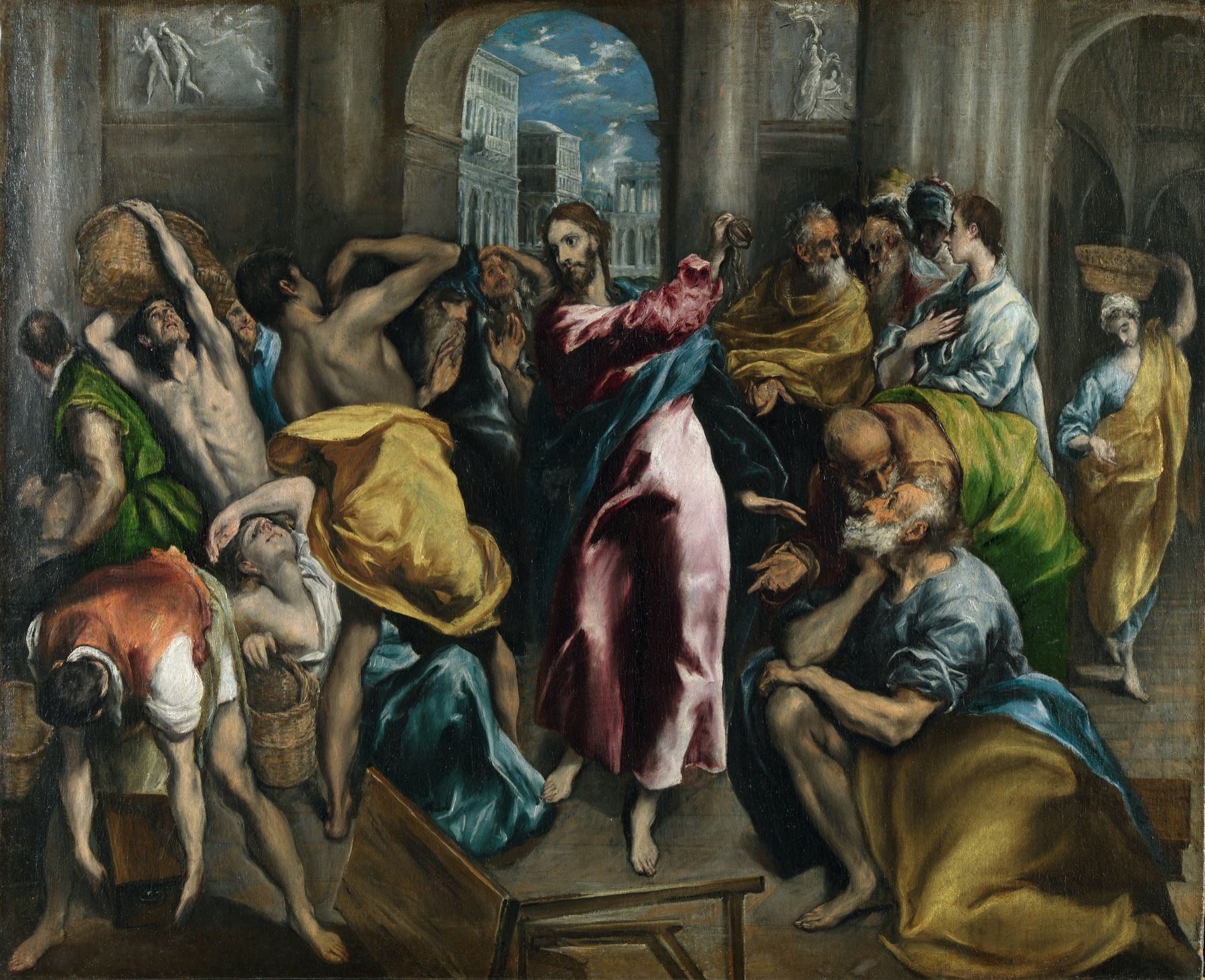 Christ Driving the Traders from the Temple by El Greco