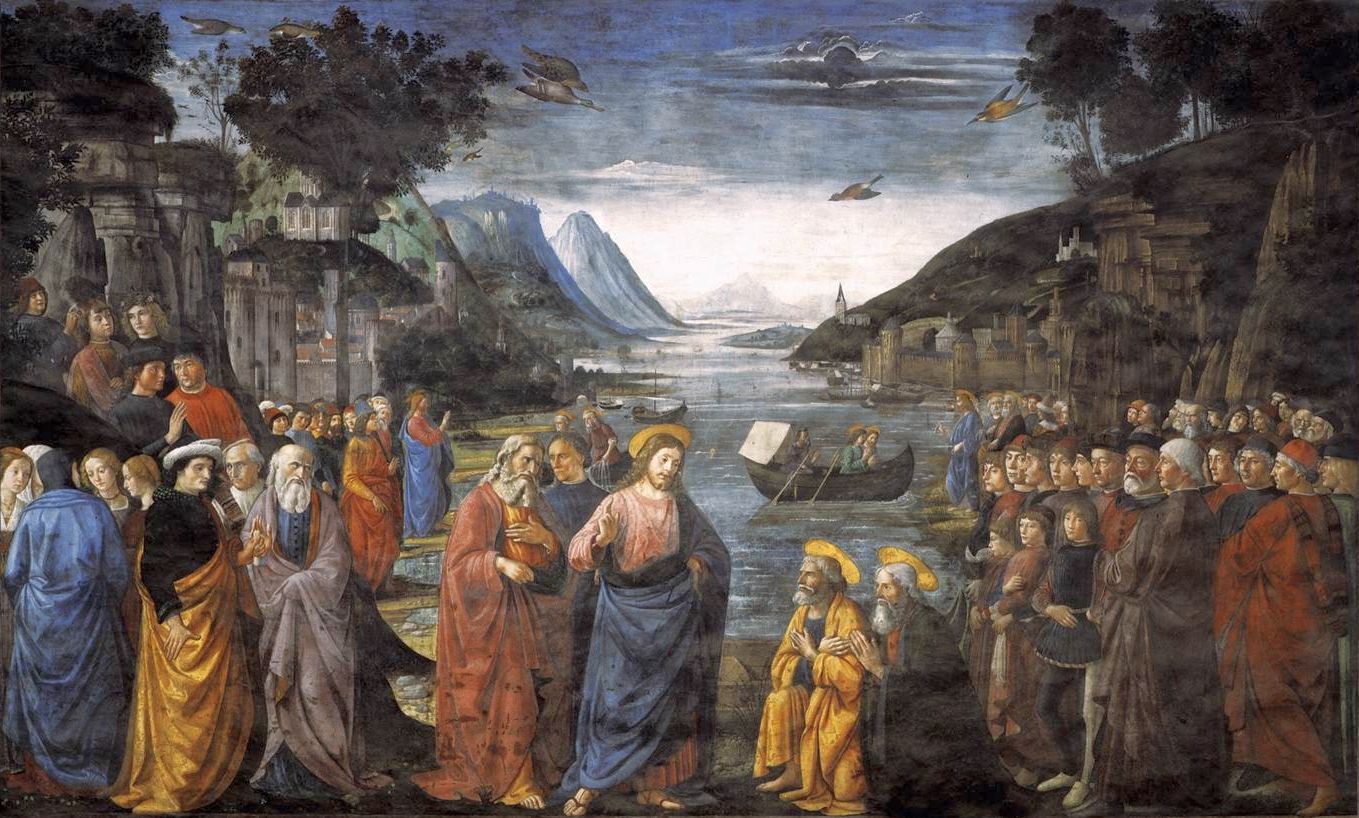 Vocation of the Apostles by Domenico Ghirlandaio