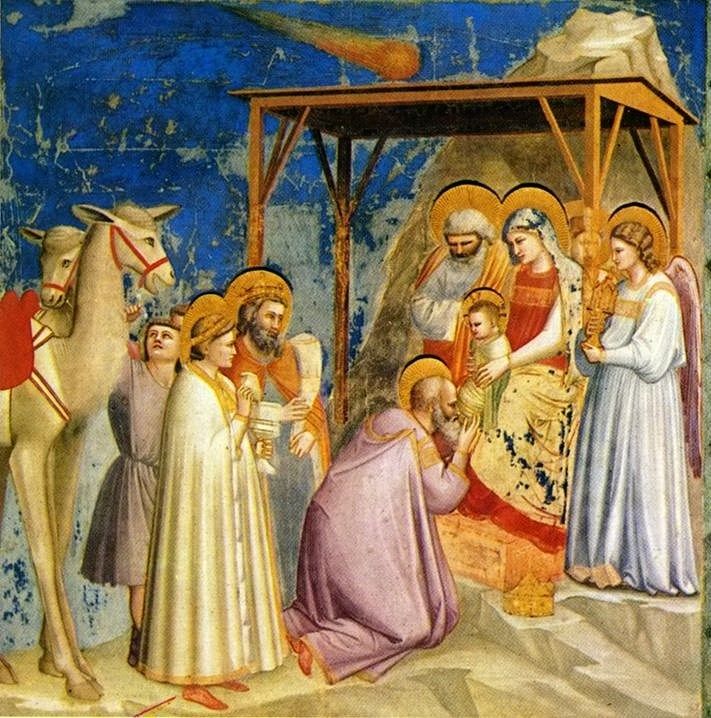 Adoration of the Magi by Giotto di Bondone