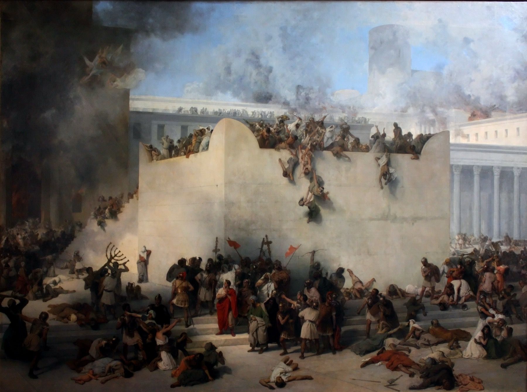The Destruction of the Temple of Jerusalem by Francesco Hayez