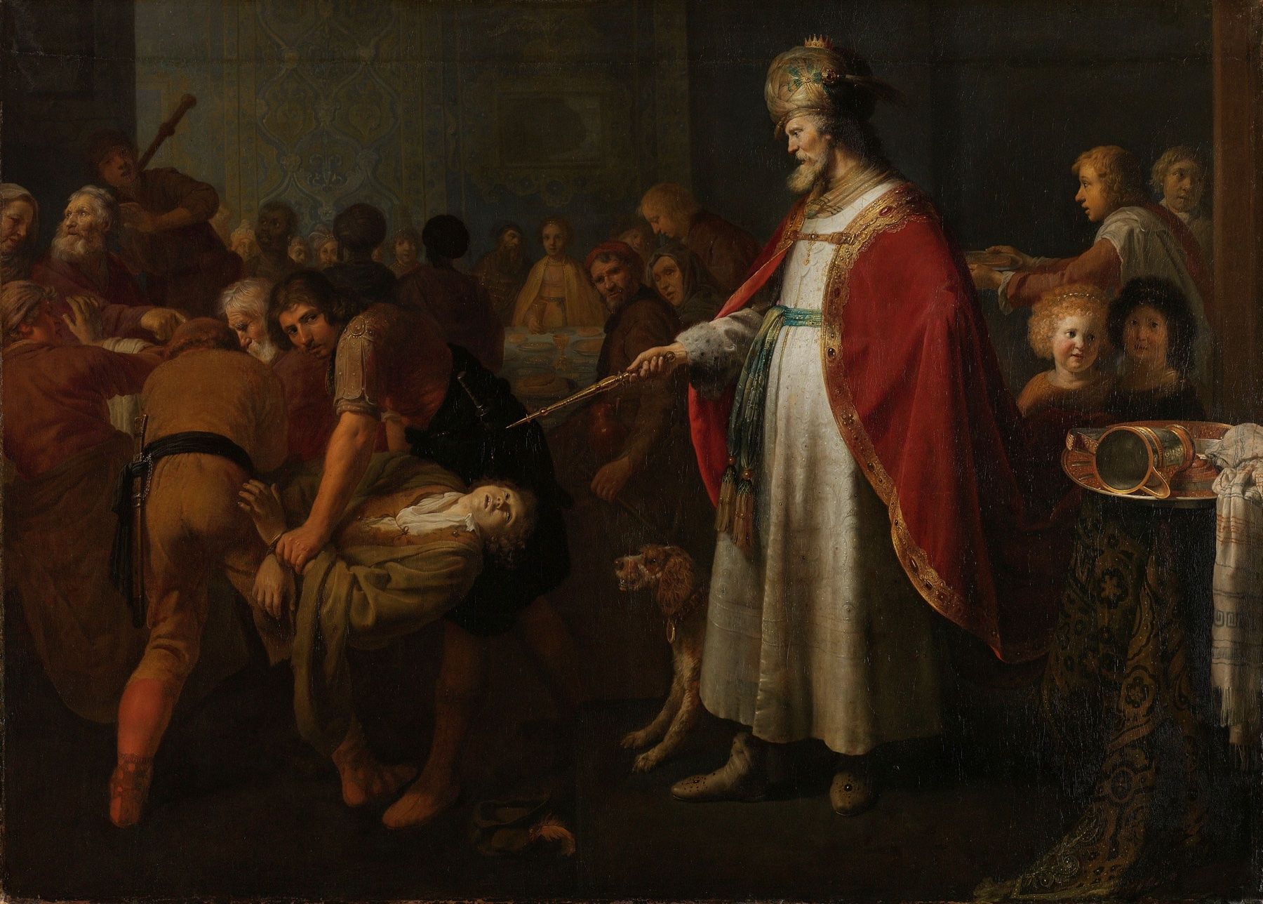 The Parable of the Unworthy Wedding Guest by attributed to Simon Kick