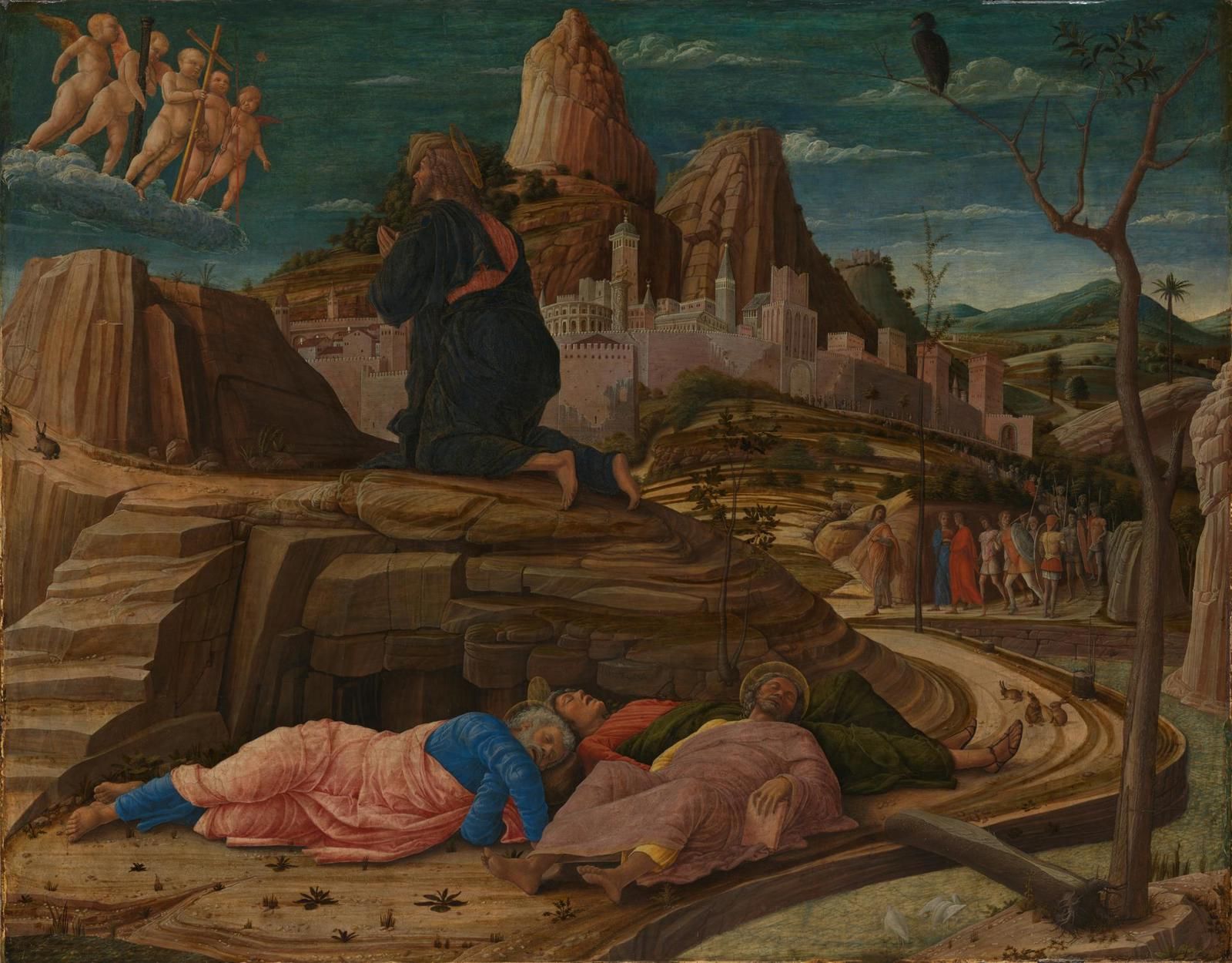 The Agony in the Garden by Andrea Mantegna