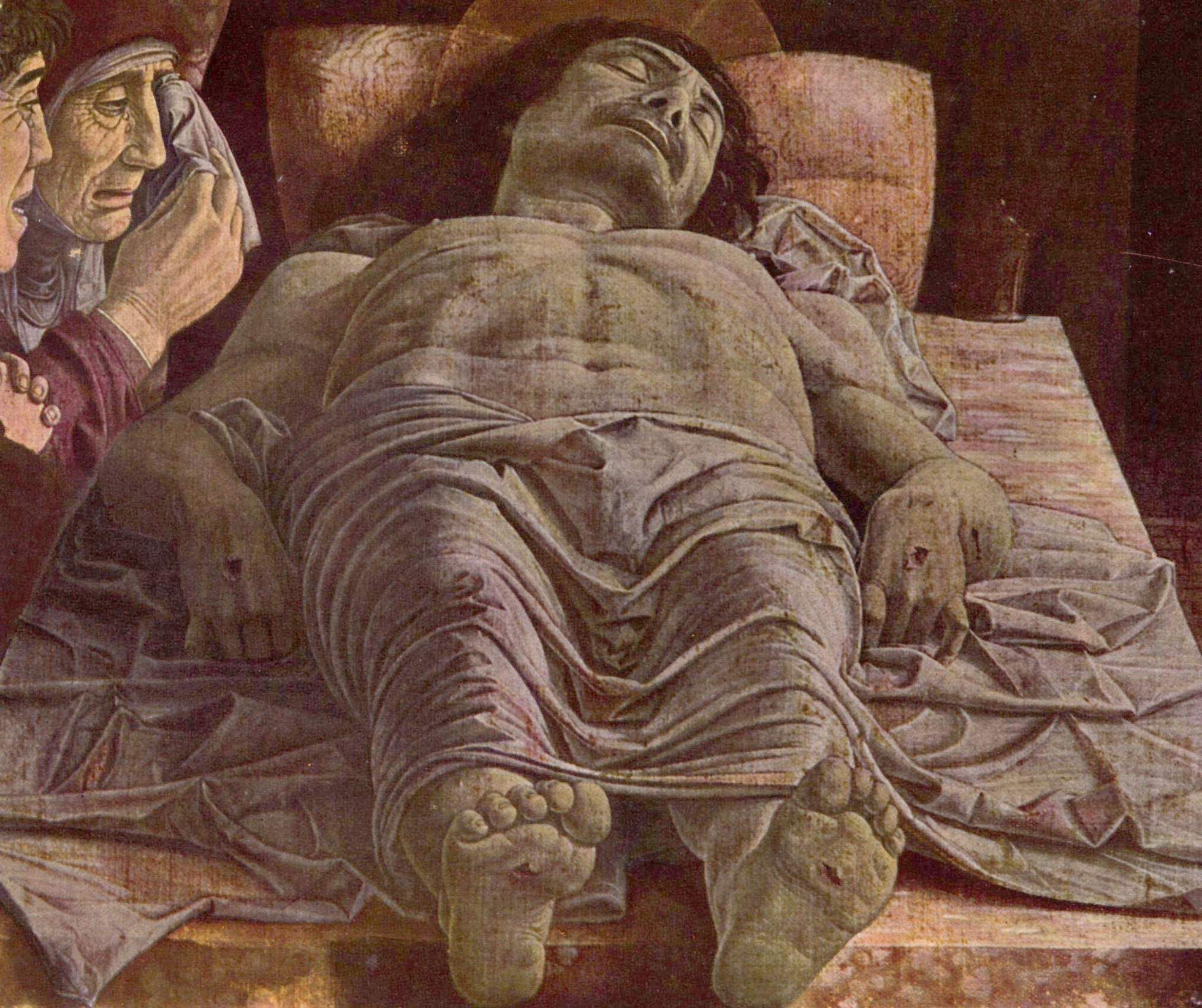 Lamentation over the Dead Christ by Andrea Mantegna