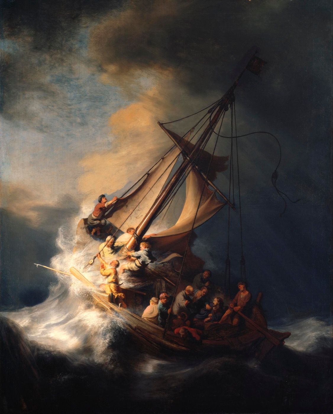 Christ in the Storm on the Lake of Galilee by Rembrandt
