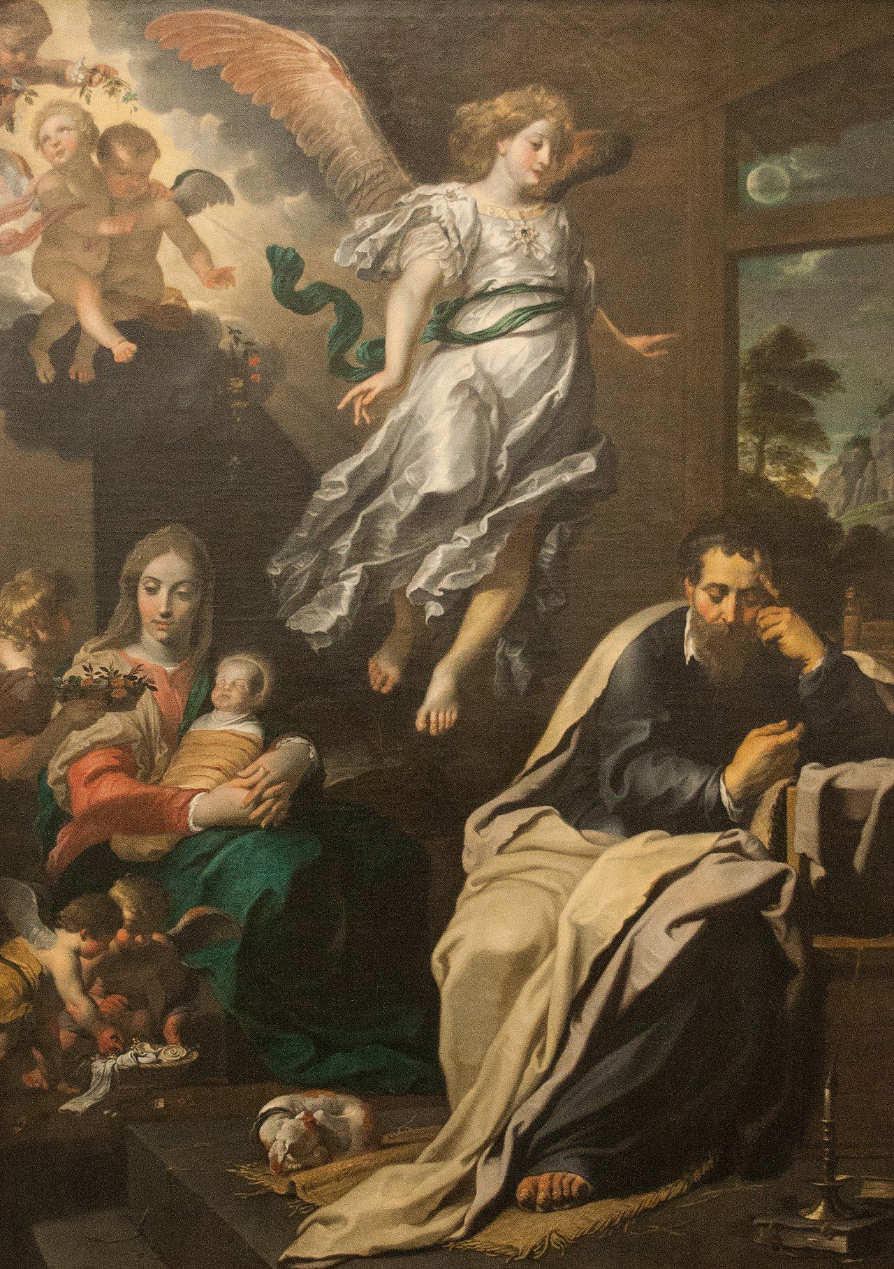 The Dream of Saint Joseph by Gerard Seghers