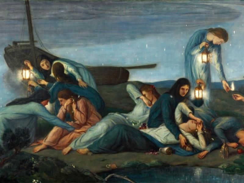 The Wise and Foolish Virgins by Charles Haslewood Shannon