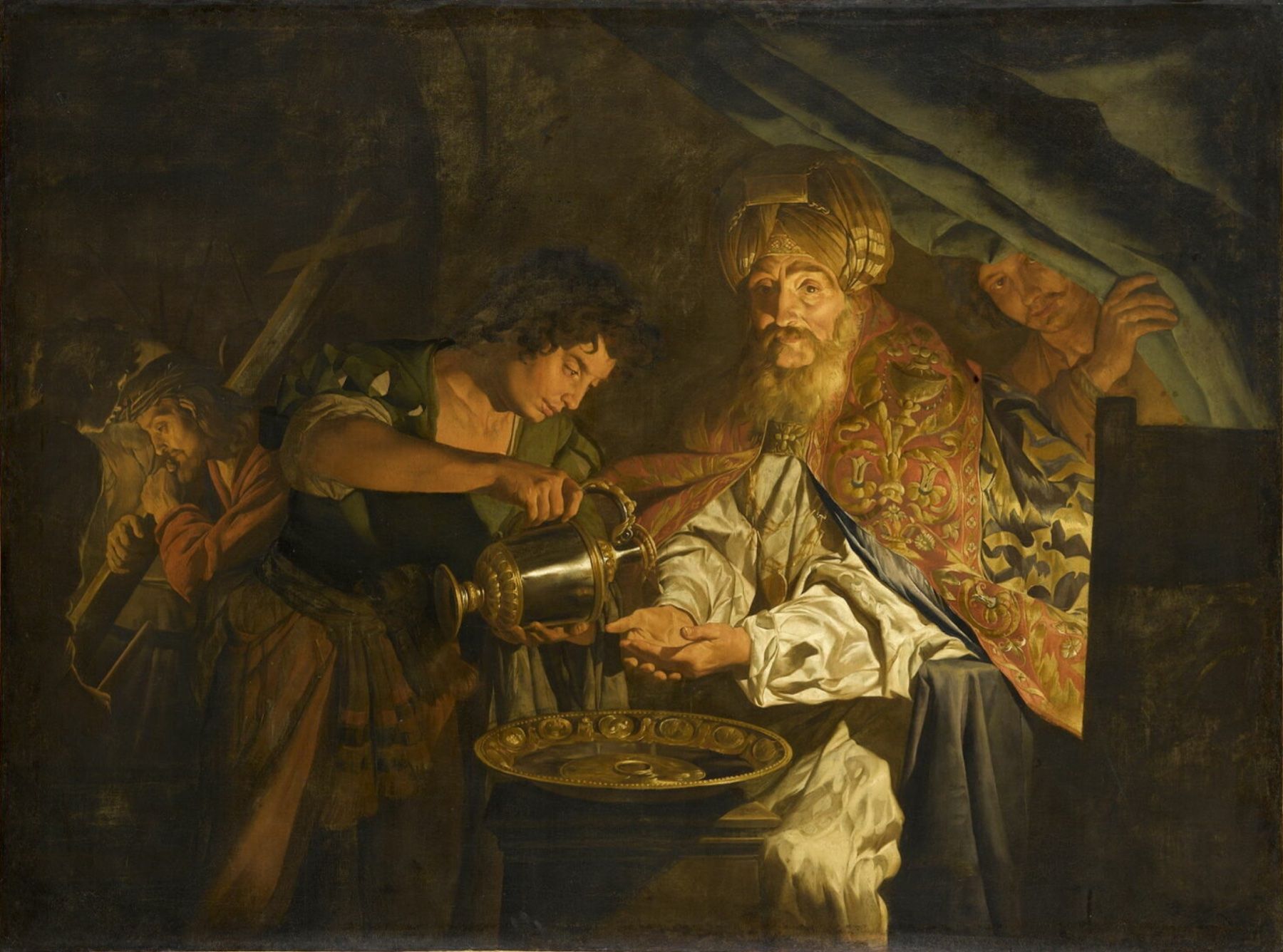 Pilate Washing His Hands by Matthias Stom