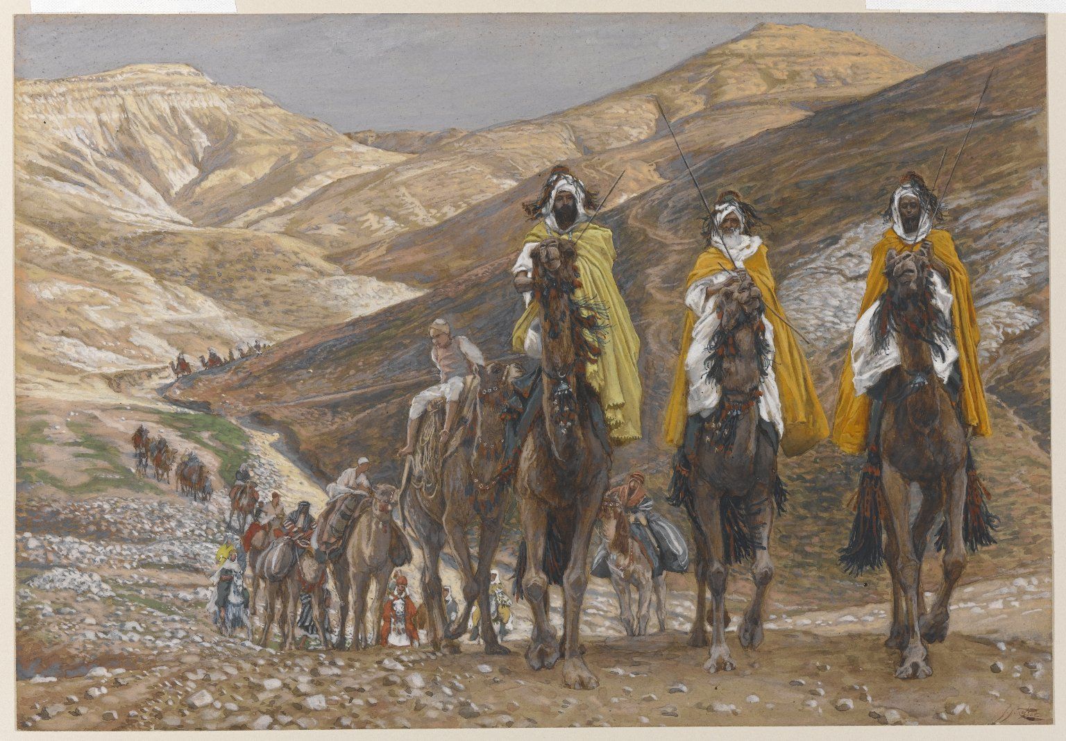 The Magi Journeying by James Tissot