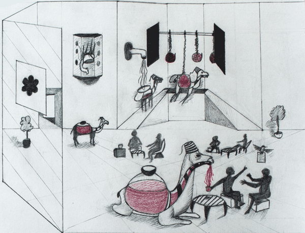 EXPLOITATION. Why stop with gestation crates and mass slaughter? Let's use biotechnology to not only torture but actively humiliate fellow sentient beings. Teapot camels are a solid business