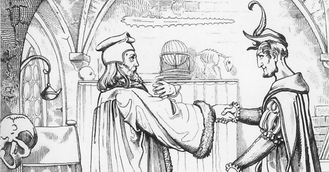 Faust and Mephistopheles